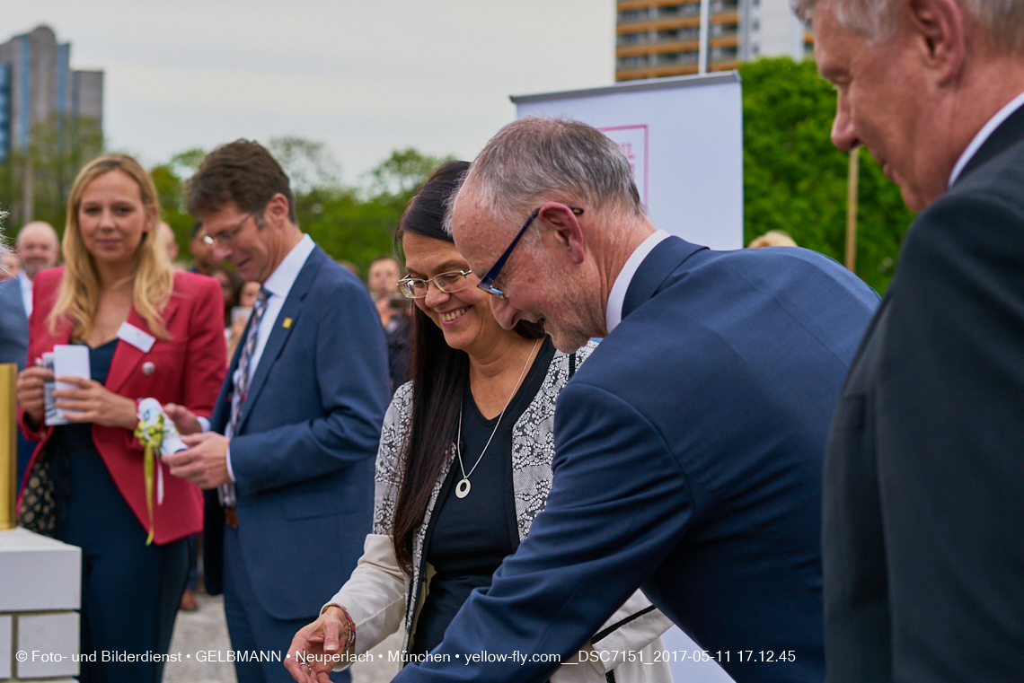 11. Mai 2017 - Grundsteinlegung für die LOGE und dem Kulturquadrat in Neuperlach